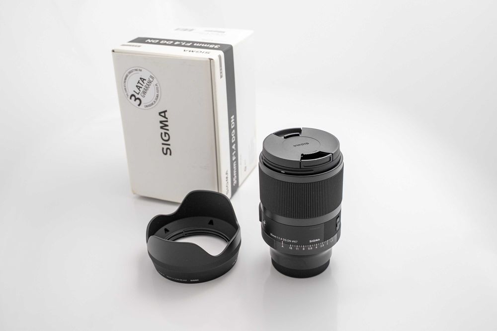 Sigma Art 35mm 1.4 DG DN Sony E jak nowy