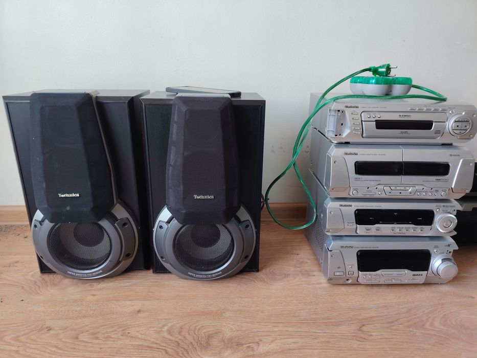 Zestaw technics wieża, głośniki, głośnik