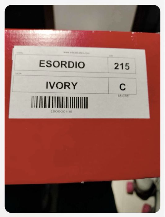 Patins branco EDEA ESORIO