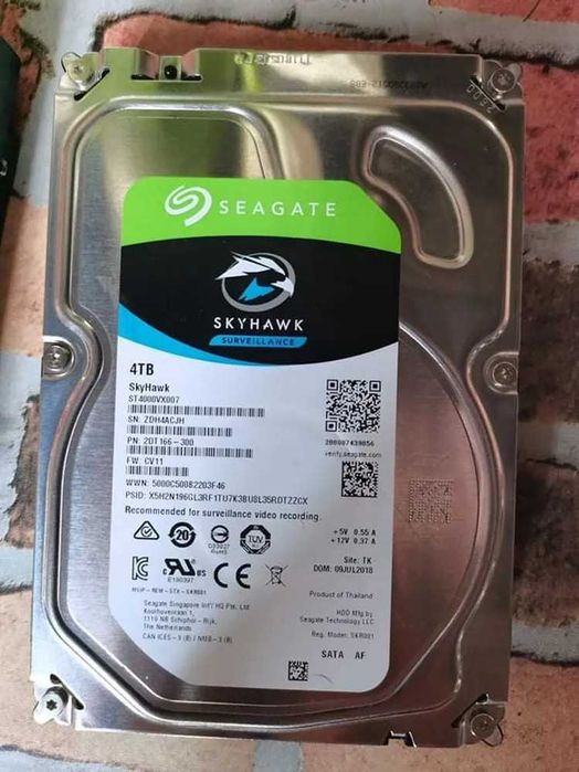 Жосткий диск HDD 3,5” 0.5TB 1TB 4TB 6TB WD Seagate SkyHawk Ironwolf Toshiba Enterprise Blue