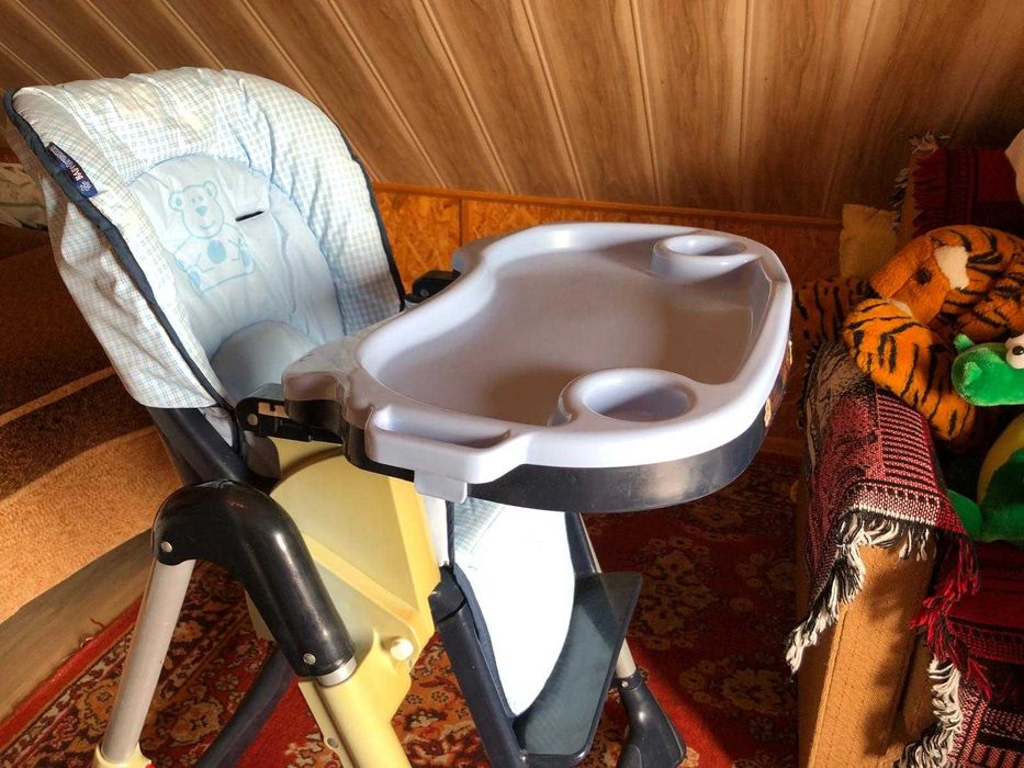 Krzesełko do karmienia dzieci, składane, z regulacją wysokości