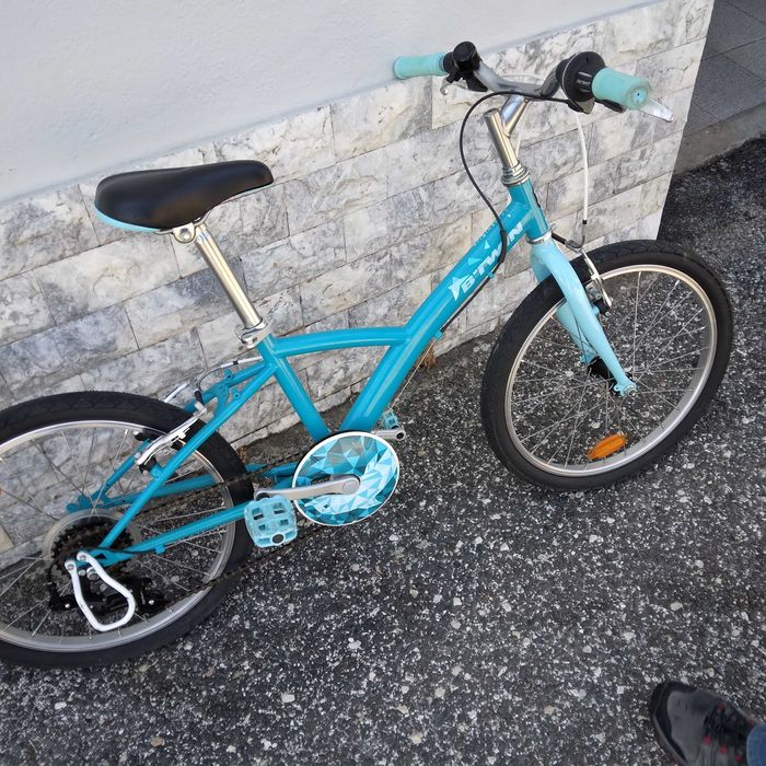 Bicicleta Btwin Trekking Original 120 polegadas Azul