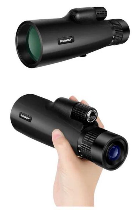 Telescópio monocular Borwolf 12-36x50