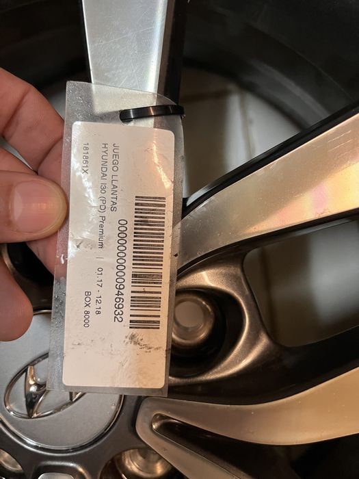 Jantes 16” 5x114.3 originais Hyundai I30 mazda kia