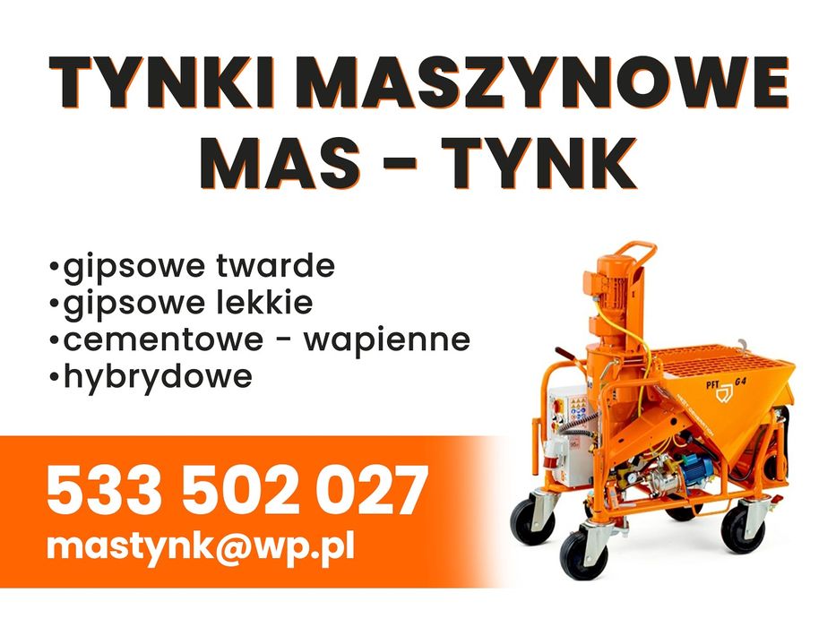 Tynki Maszynowe Gipsowe Twarde