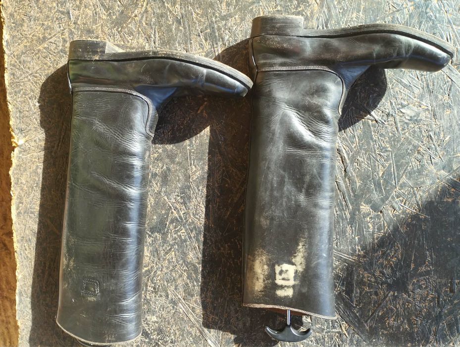 Vende se botas cabedal de equitacao por 5€