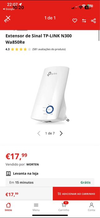 Repetidor de sinal Tp-link