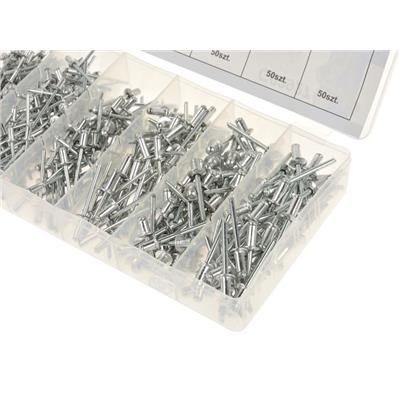 Zestaw nitów zrywalnych nity aluminiowe 400szt