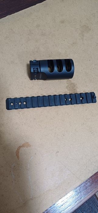 Планка Пикатини Вивера для tikka t3x , 20МОА ДТК резьба 18х1