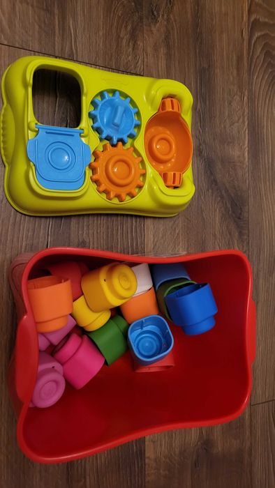 Gumowe klocki clementoni baby clemmy