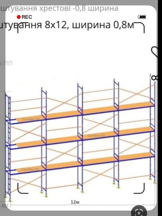 Оренда риштування,риштовка.