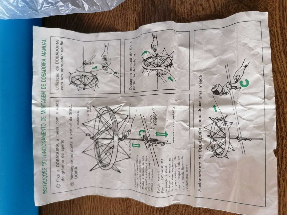 Dobador para lã, novo