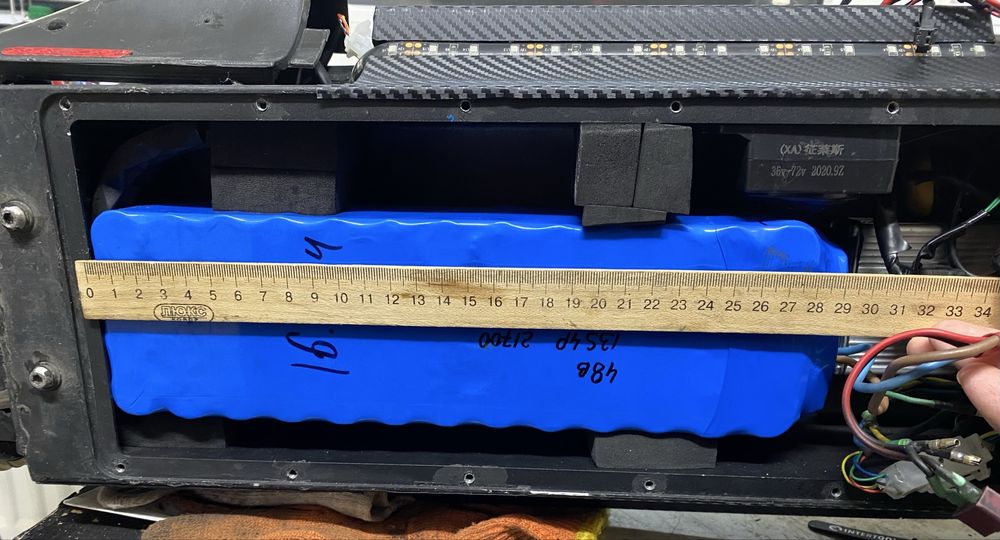 Аккумулятор 48v 16.5 Ah bms 13s 30A Li 21700