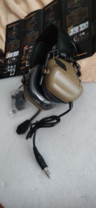 Навушники тактичні