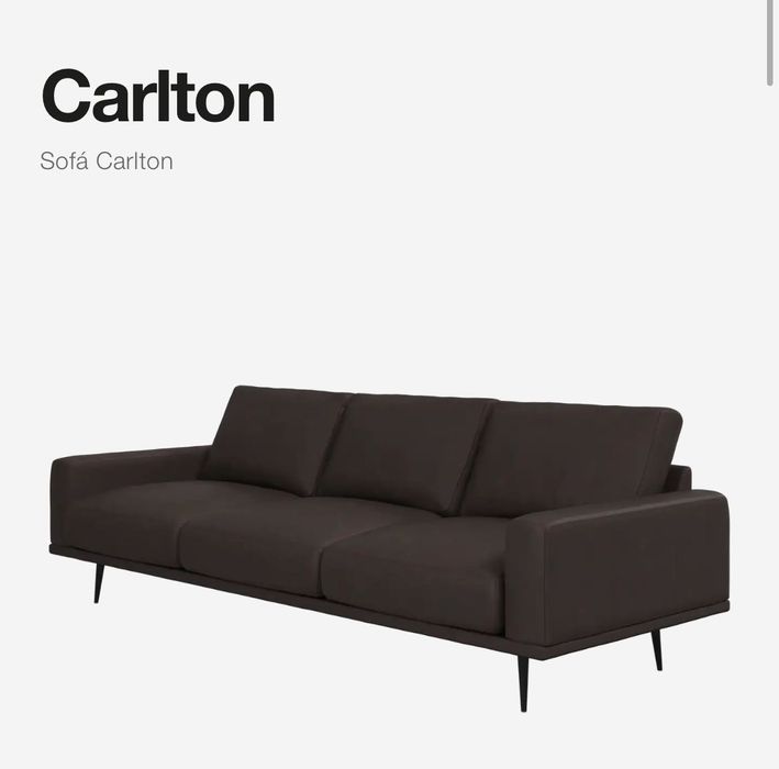 Sofá 4 Lugares Couro BoConcept