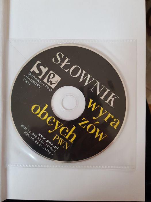 Słownik wyrazów obcych PWN wraz z płytą