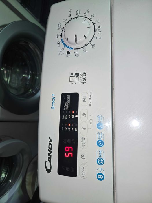 Pralka Candy .Smart . 40 cm.8kg/1400 obr.Po serwisie.Super model.