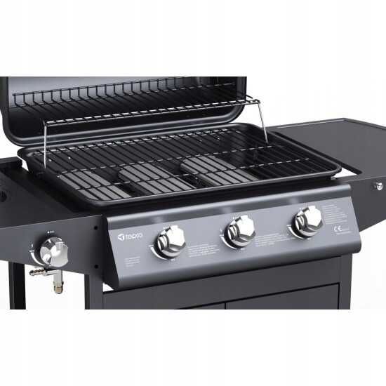 Grill gazowy Tepro Tarboro 3+1 / 11kW  ruszt 50x37cm kółka !