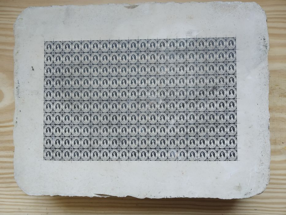 Pedra litografica vacuum oil