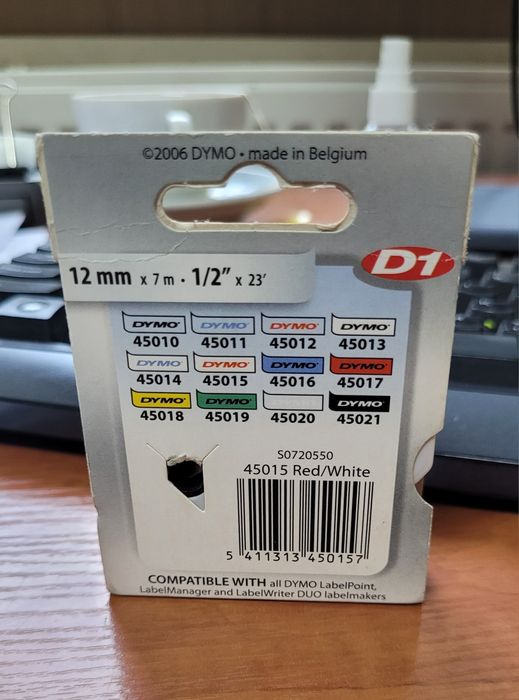 Dymo kasetka z tasma