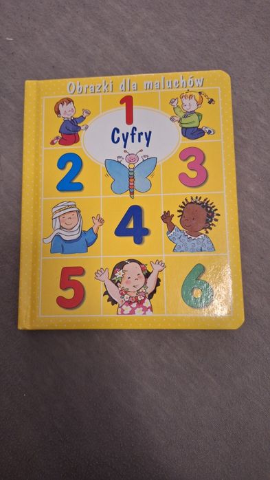 Książka "Obrazki dla maluchów - Cyfry", twarde strony