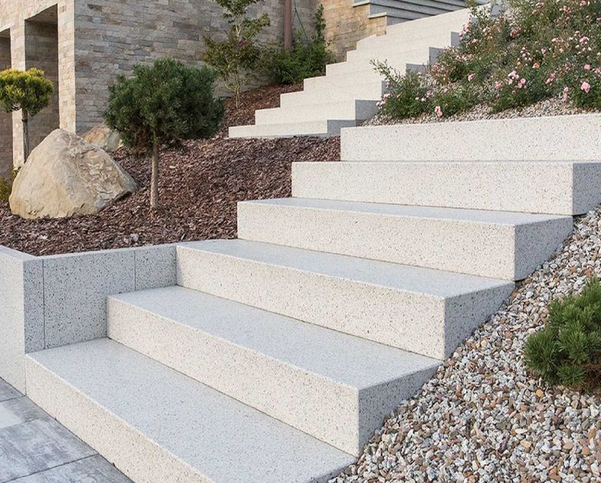 Stopnie blokowe NOVATOR / monobloki tarasowe / stopnie schodowe