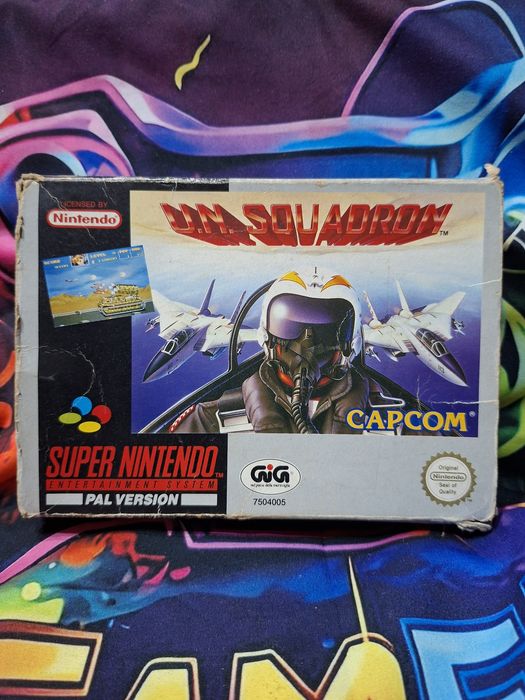 UN Squadron Super Nintendo Snes