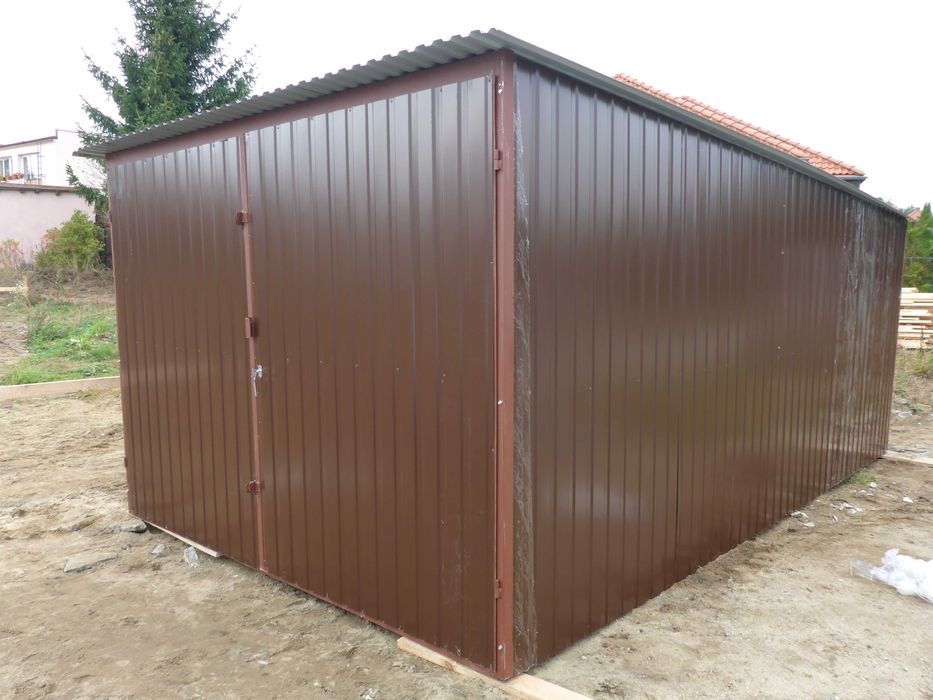 Garaż Blaszany WZMOCNIONY Blaszak na budowę Brama Garaż na wymiar !!!