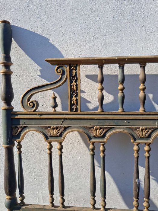 Cabeceira dr cama em talha antiga