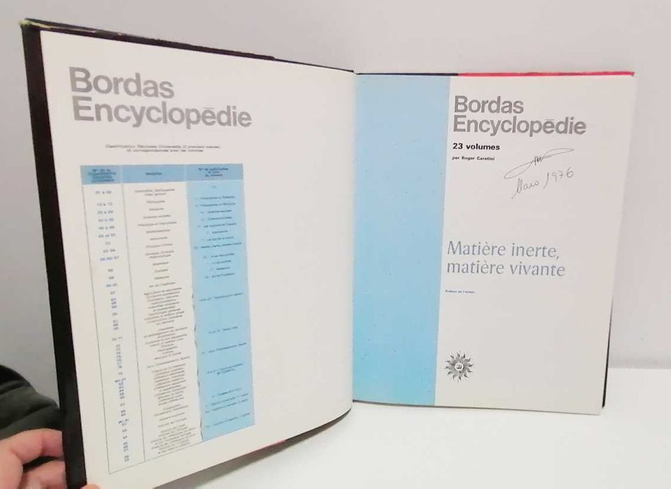 Bordas Encyclopédie - vol. 15 - Matière inerte, matière vivante