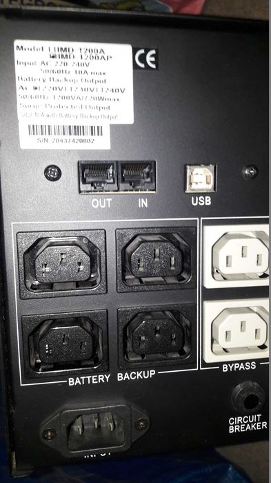 ИБП UPC Powercom  IMD 1200 AP