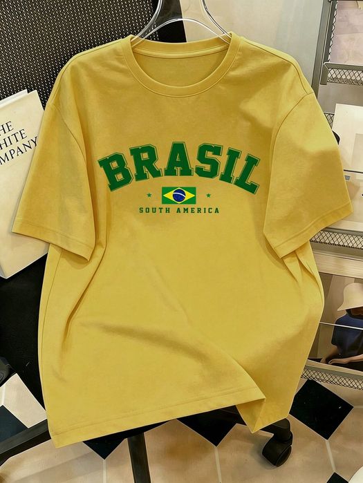 T-Shirt Brasil Unissex – Qualidade Premium