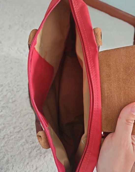 Bolsa Longchamp vermelha