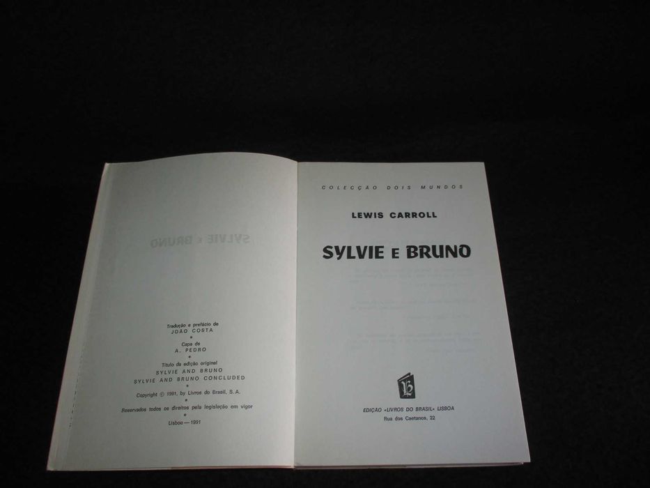 Livro Sylvie e Bruno Lewis Carroll