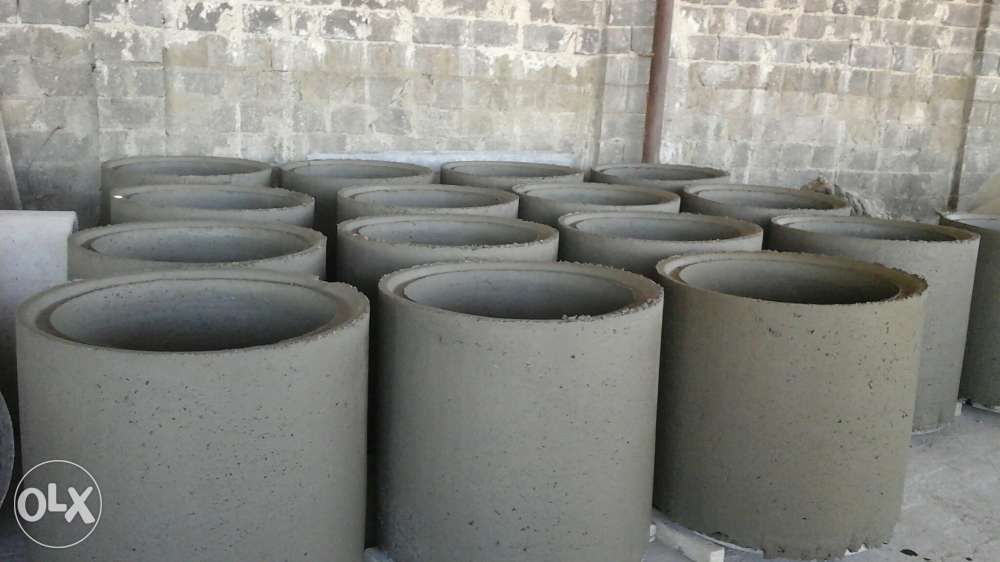 Бетонні кільця для криниць та каналізації шлакоблок