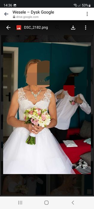 Piękna suknia ślubna