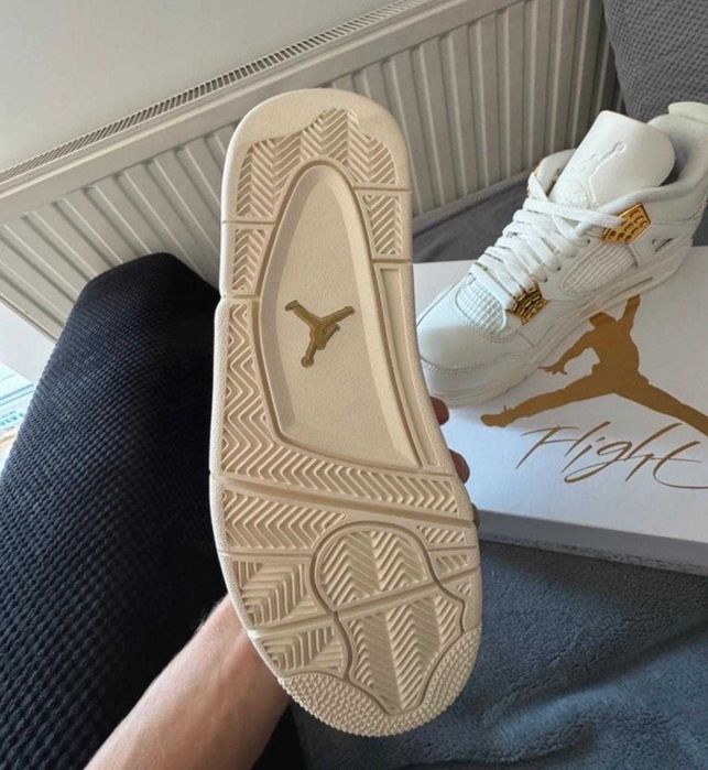 Jordan 4 cale biale meskie buty sportowe jordan modne 36-46