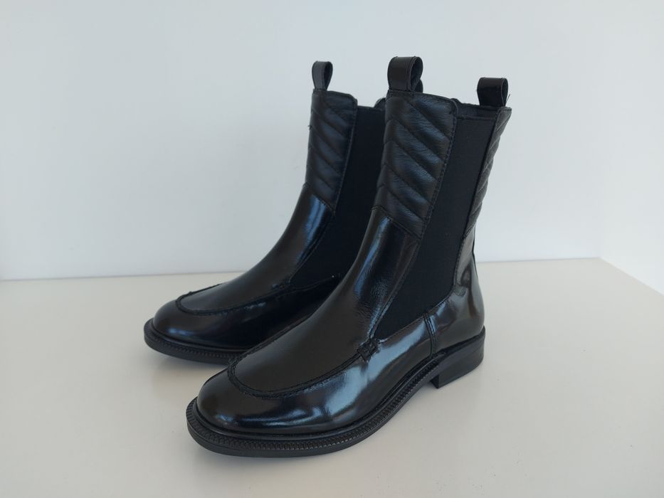 Buty botki skórzane Sergio Bardi w rozmiarze 38 Nowe