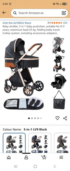 Baby stroller 3 in 1