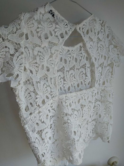 Top de renda Zara - S