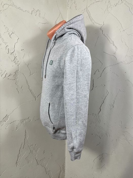 Les Deux Piece Hoodie Sweatshirt roz. S męska szara bluza z kapturem