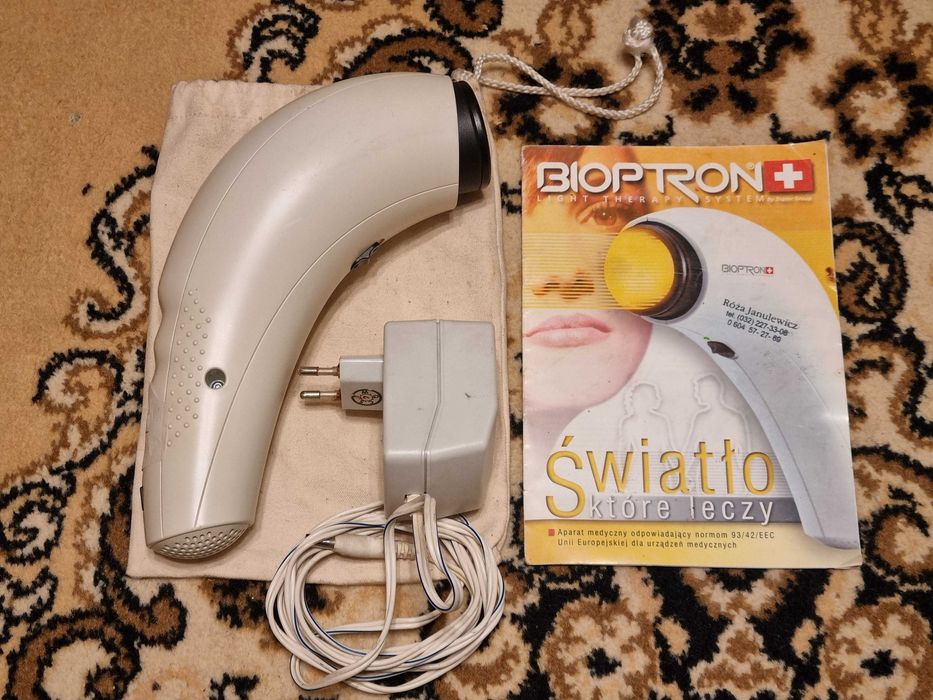 Zepter Bioptron 3 zestaw lampa lecznicza światło spolaryzowane zdrowie