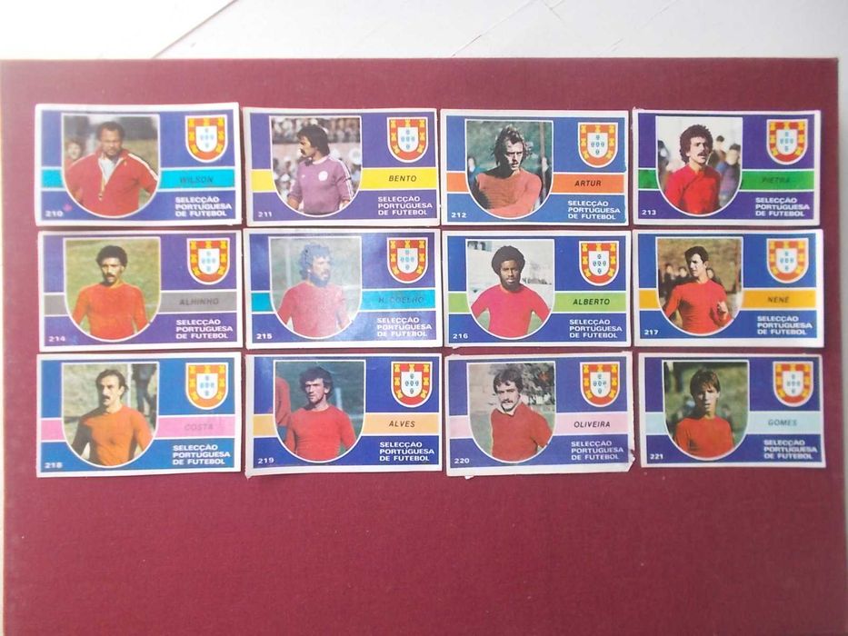 Cromos da coleção Campeões 79