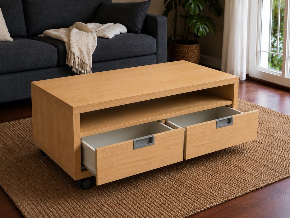 Móvel TV IKEA c/ Gavetas e Rodas — Elegante, Prático e Versátil!
