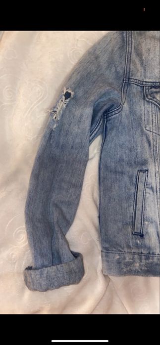 jeansowa kurtka cropp