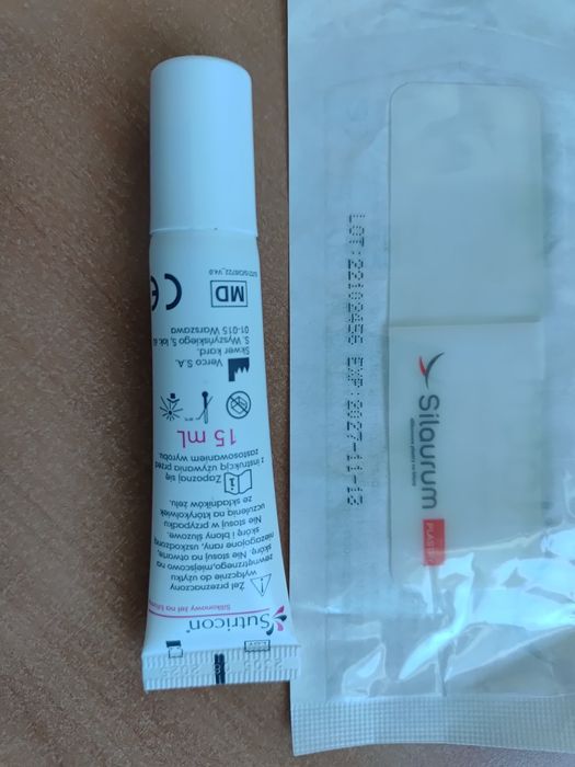 Zel sutricon + plaster silaurum