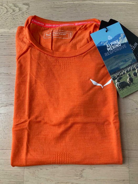 Koszulka damska z wełną merino Salewa roz.M