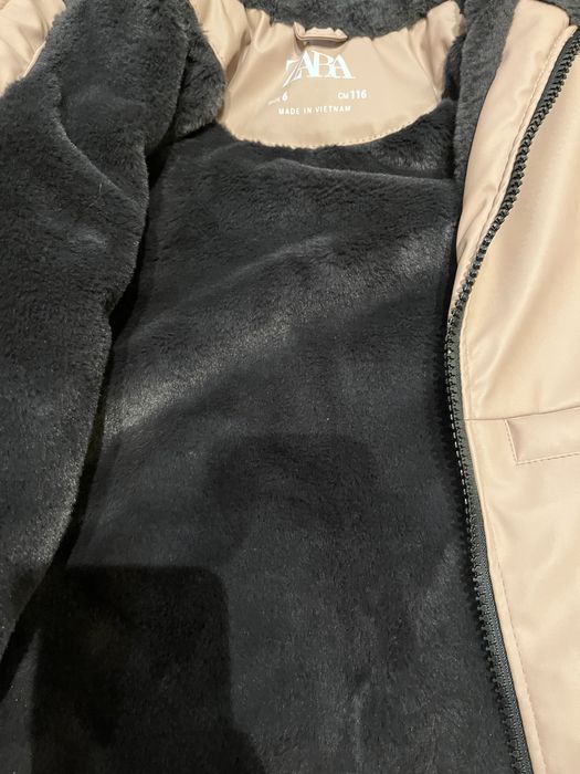 Parka menina,cor rosa velho.