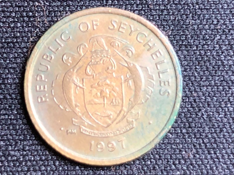 Seycheles 1997 - 1 Cent Latão