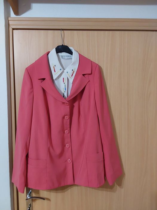 Bluzka biała krótki rękaw ENDORA 12 ( 40 ) w idealnym stanie